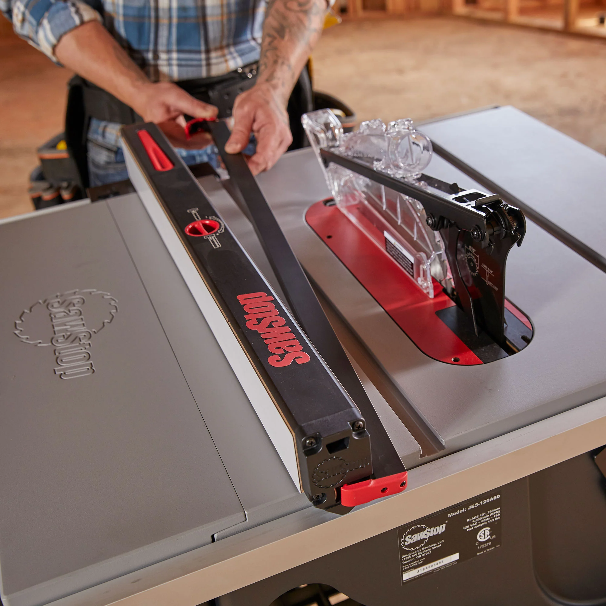 SawStop Table Saw Jobsite JSS Pro - Image 13